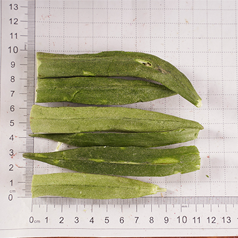Jäädyttää kuivattu okra Jäädyttää kuivattu okra
