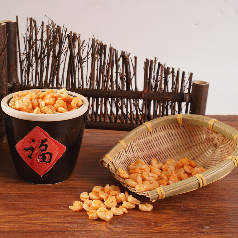 Jäädyttää kuivattuja katkarapuja